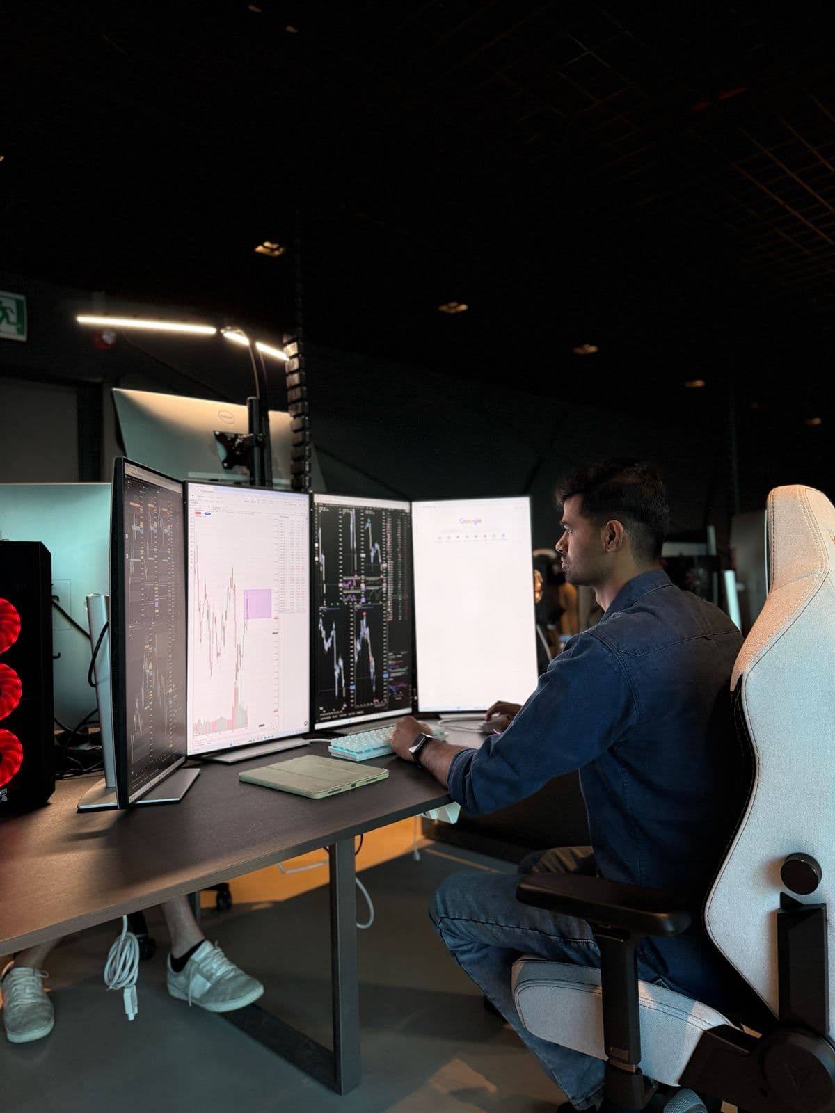 Grateful to be invited onto my mentor’s renowned trading floor - OTC